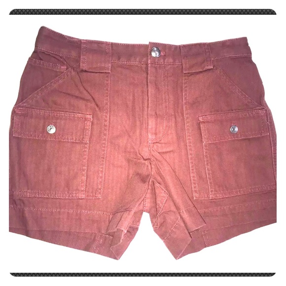 Marc By Marc Jacobs Shorts Merlot Burgundy Red 2 - Picture 1 of 3